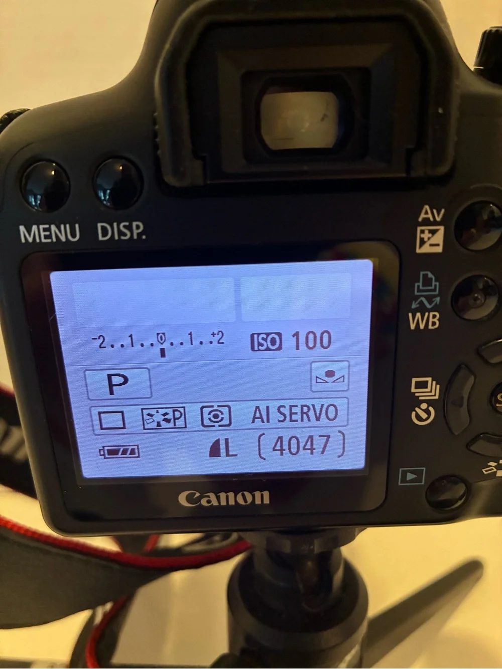 Andis Black DSLR Camera with External Flash